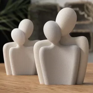 Statuette de couple Saint-Valentin en impression 3D
