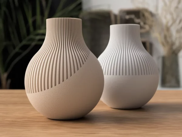 Vase Neki Japandi moderne imprimé en 3D