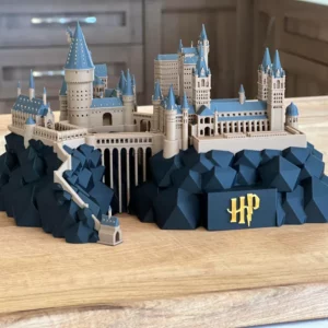 Réplique détaillée du château magique en impression 3D
