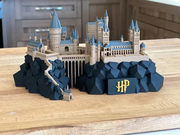 Réplique détaillée du château magique en impression 3D