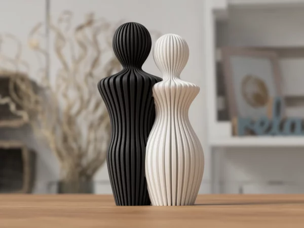 Statue de couple design moderne emboîtable