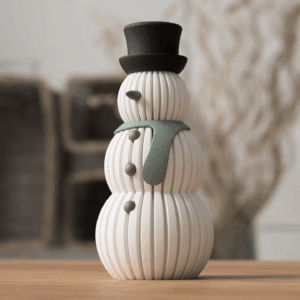 Bonhomme de neige design imprimé en 3D